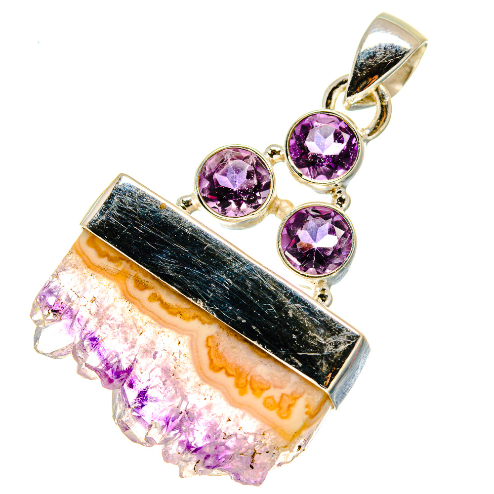 Amethyst Stalactite Pendants handcrafted by Anasilvercos - PD749214