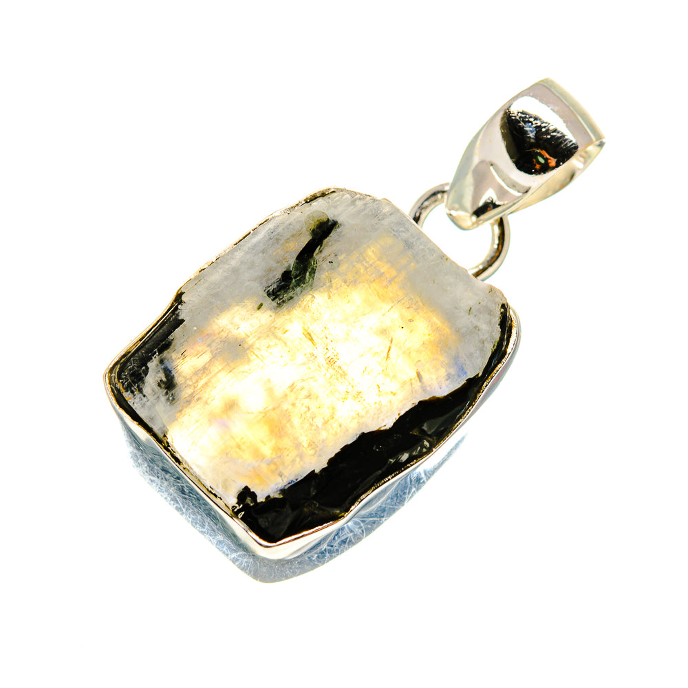 Rainbow Moonstone Pendants handcrafted by Anasilvercos - PD749285