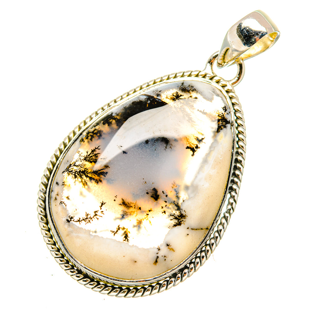 Dendritic Opal Pendants handcrafted by Anasilvercos - PD7493