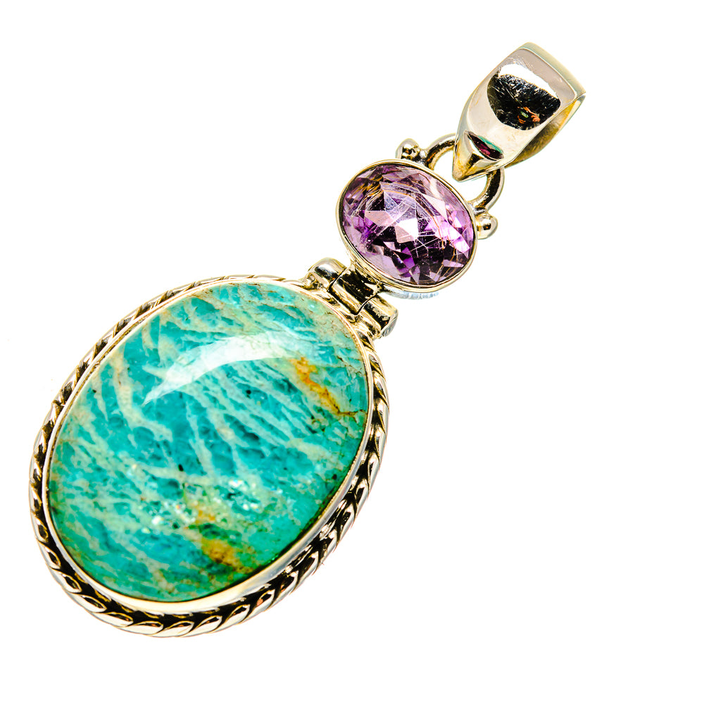 Amazonite Pendants handcrafted by Anasilvercos - PD749366