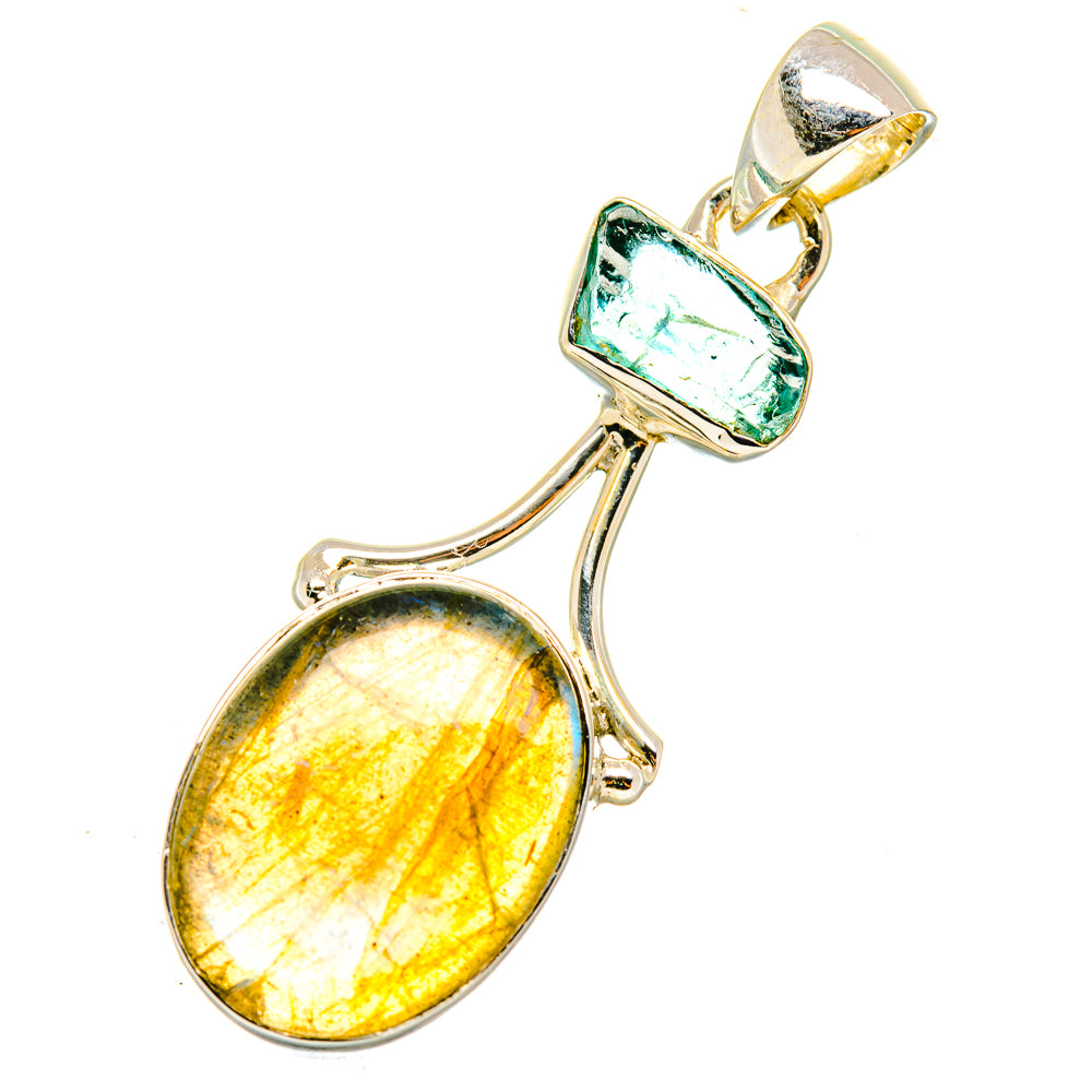 Labradorite Pendants handcrafted by Anasilvercos - PD7494