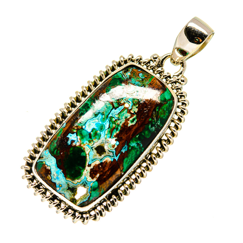 Chrysocolla Pendants handcrafted by Anasilvercos - PD749473