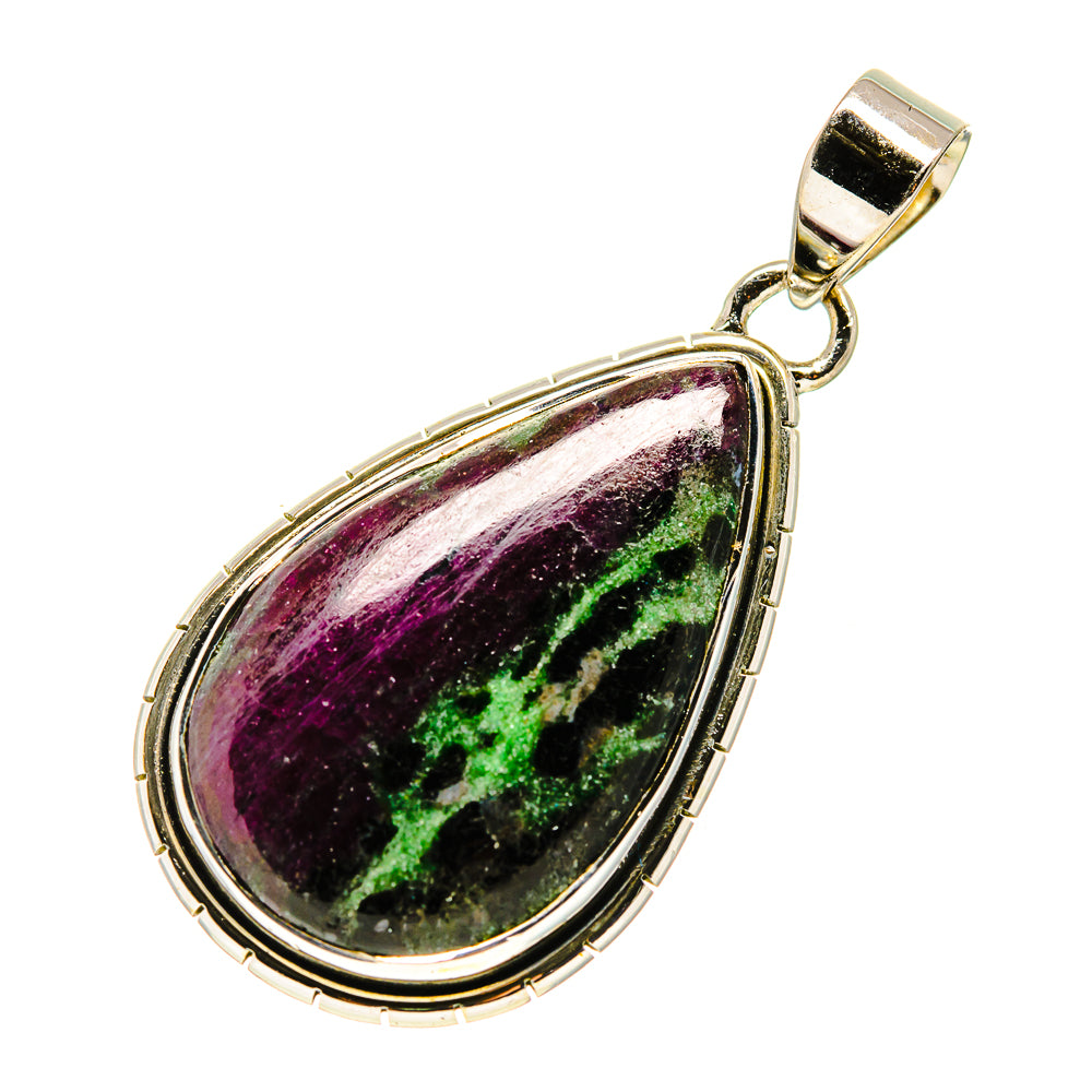 Ruby Zoisite Pendants handcrafted by Anasilvercos - PD749477