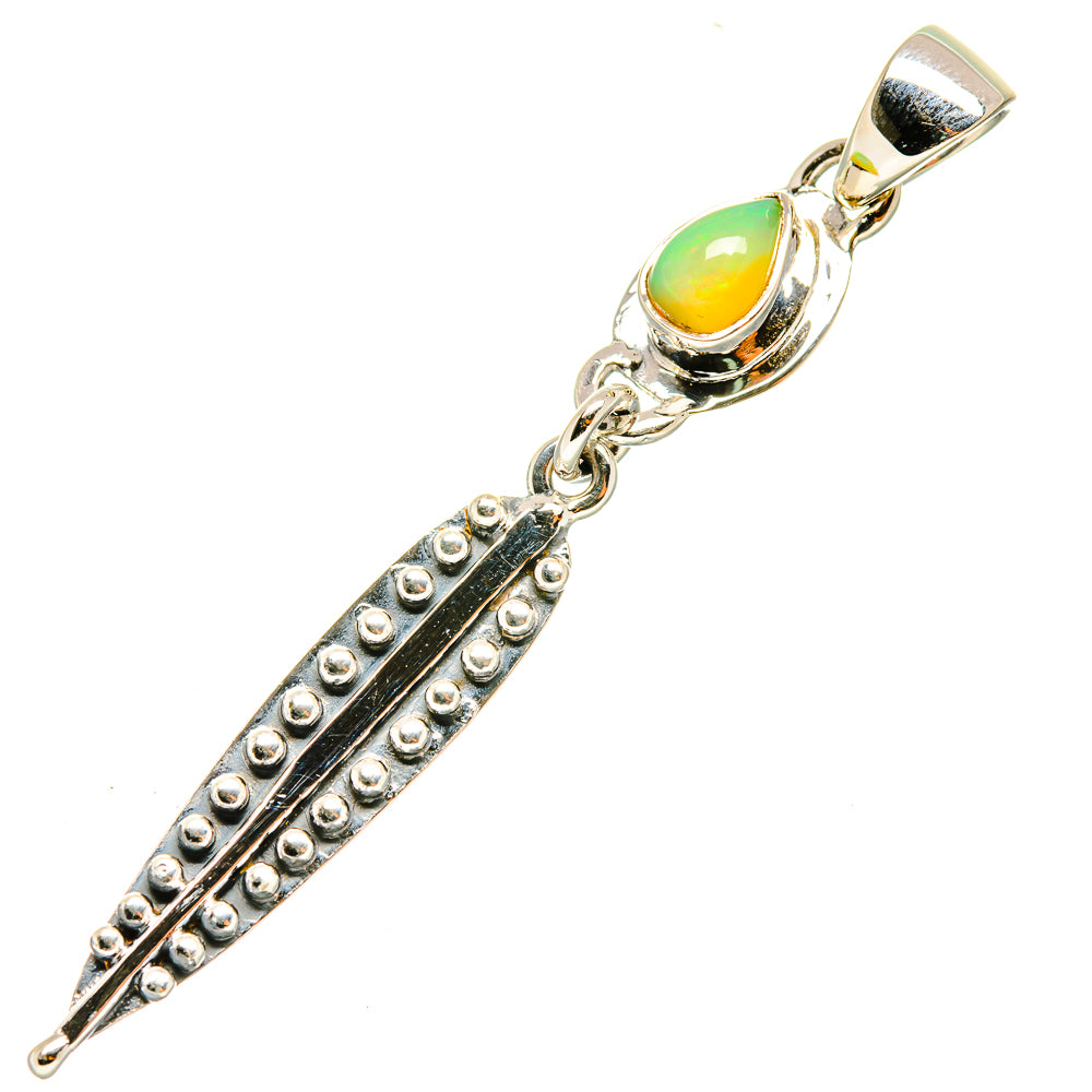 Ethiopian Opal Pendants handcrafted by Anasilvercos - PD7495