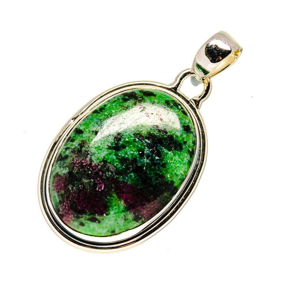 Ruby Zoisite Pendants handcrafted by Anasilvercos - PD749511