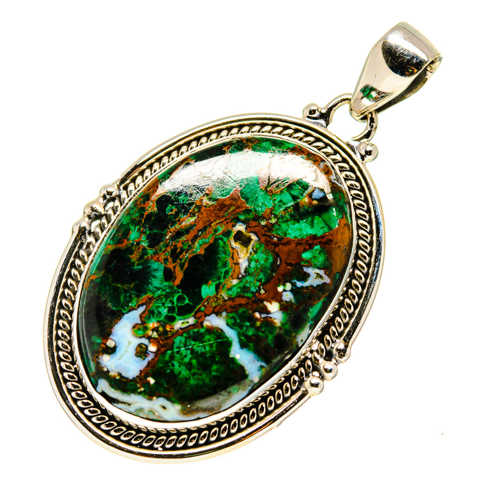 Chrysocolla Pendants handcrafted by Anasilvercos - PD749563