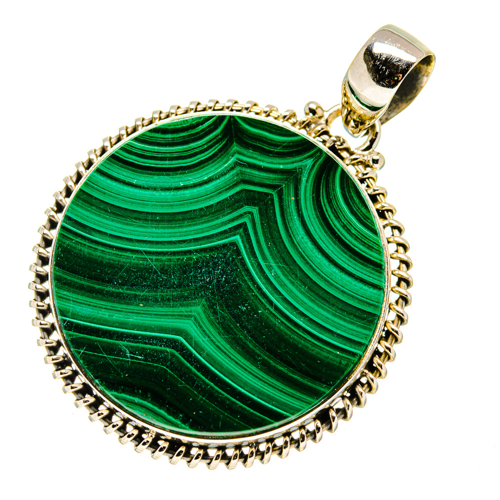 Malachite Pendants handcrafted by Anasilvercos - PD749606