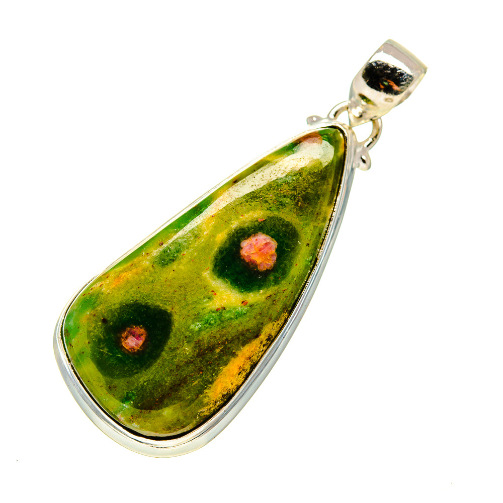 Ruby Fuchsite Pendants handcrafted by Anasilvercos - PD749626