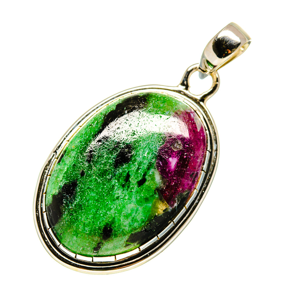 Ruby Zoisite Pendants handcrafted by Anasilvercos - PD749631