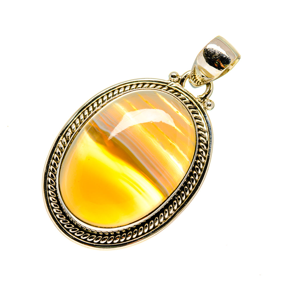 Botswana Agate Pendants handcrafted by Anasilvercos - PD749695