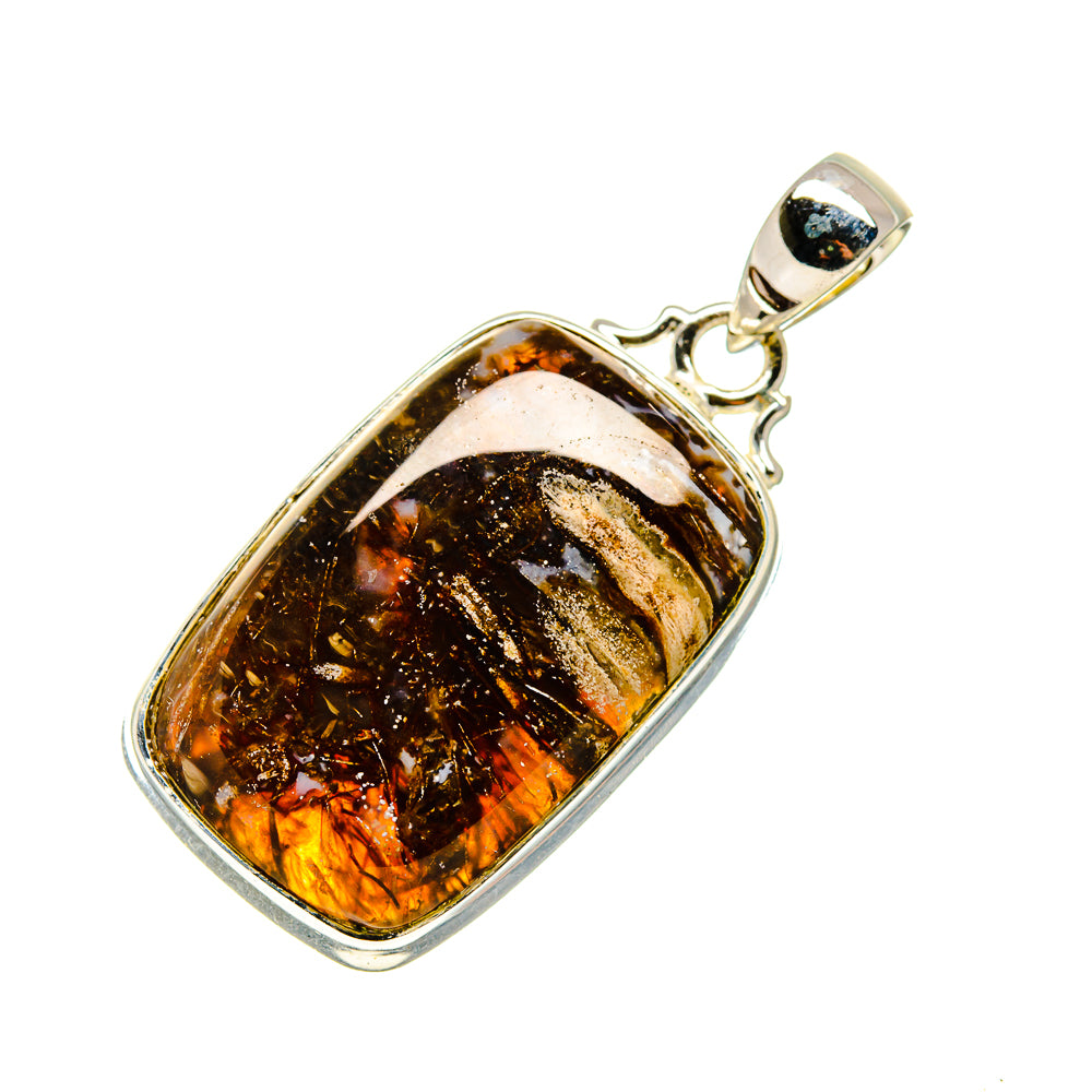 Turkish Tube Agate Pendants handcrafted by Anasilvercos - PD749778