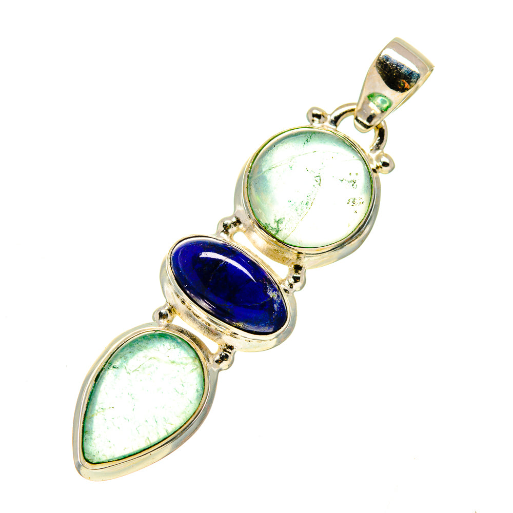 Green Fluorite Pendants handcrafted by Anasilvercos - PD749803