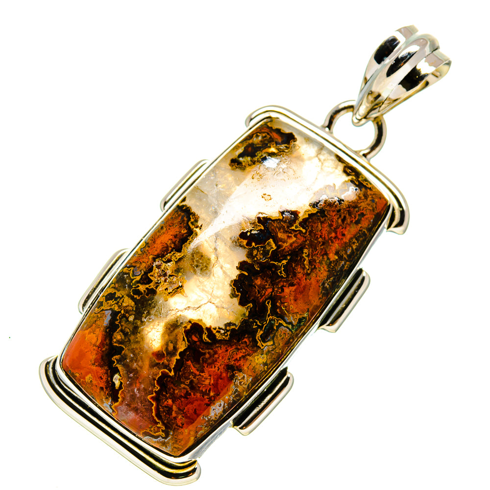 Moroccan Agate Pendants handcrafted by Anasilvercos - PD749851