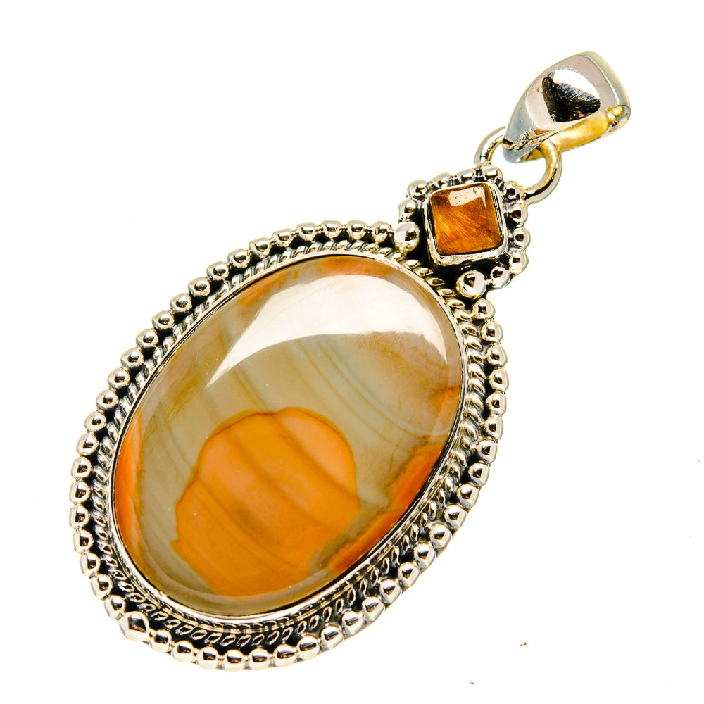 Willow Creek Jasper Pendants handcrafted by Anasilvercos - PD749865