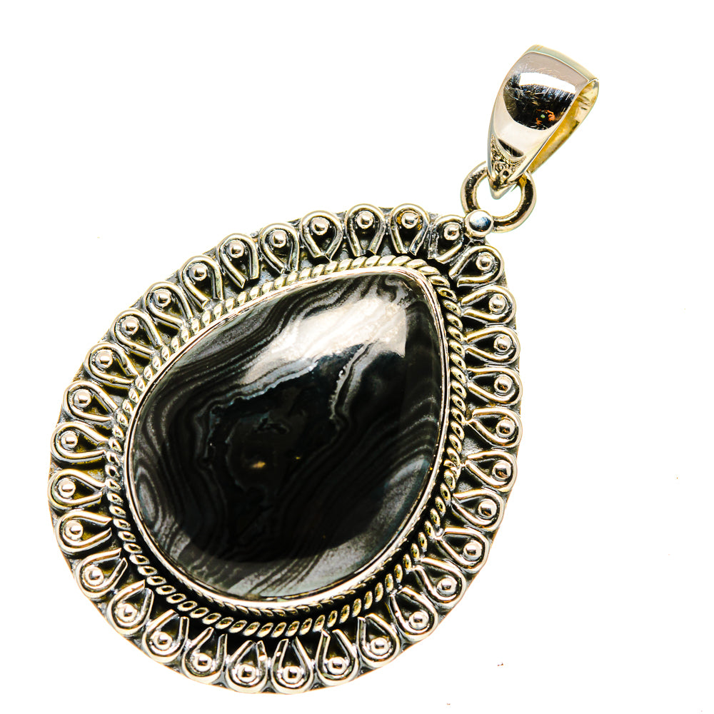 Psilomelane Pendants handcrafted by Anasilvercos - PD749867