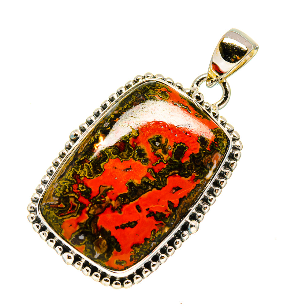Moroccan Agate Pendants handcrafted by Anasilvercos - PD749893