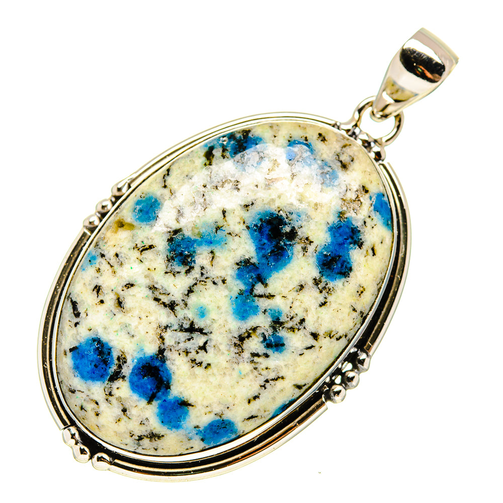 K2 Blue Azurite Pendants handcrafted by Anasilvercos - PD750009