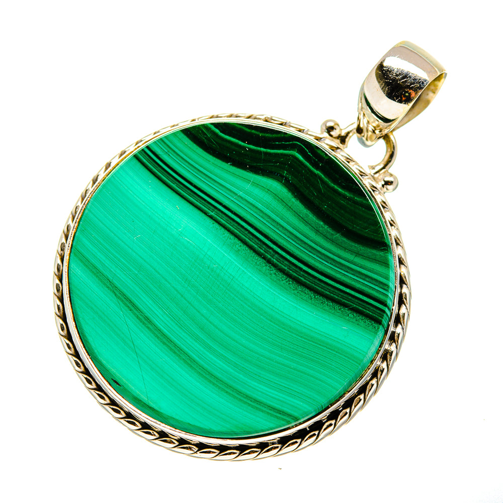 Malachite Pendants handcrafted by Anasilvercos - PD750010