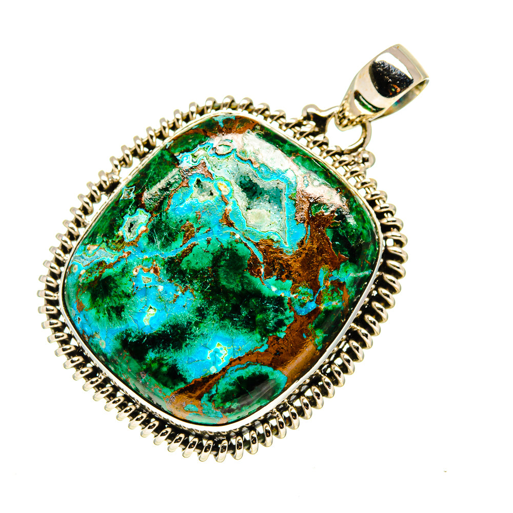 Chrysocolla Pendants handcrafted by Anasilvercos - PD750253