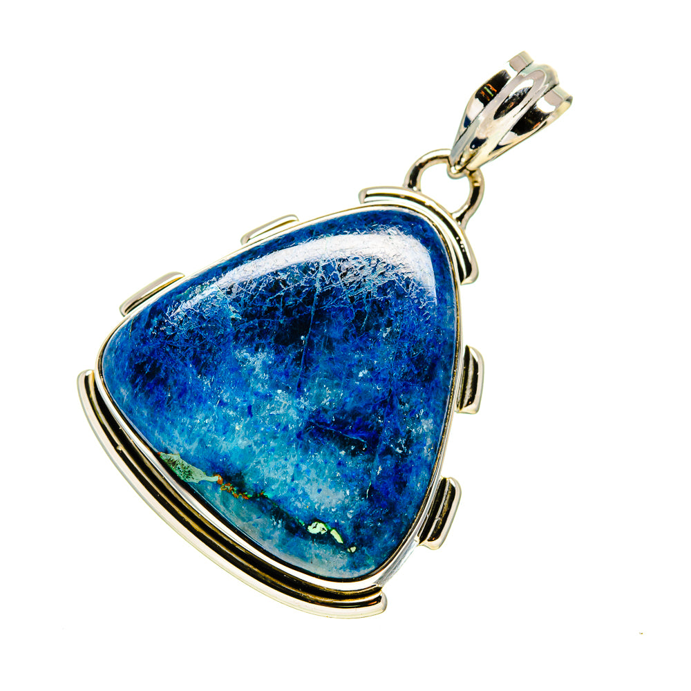 Chrysocolla In Quartz Pendants handcrafted by Anasilvercos - PD750262
