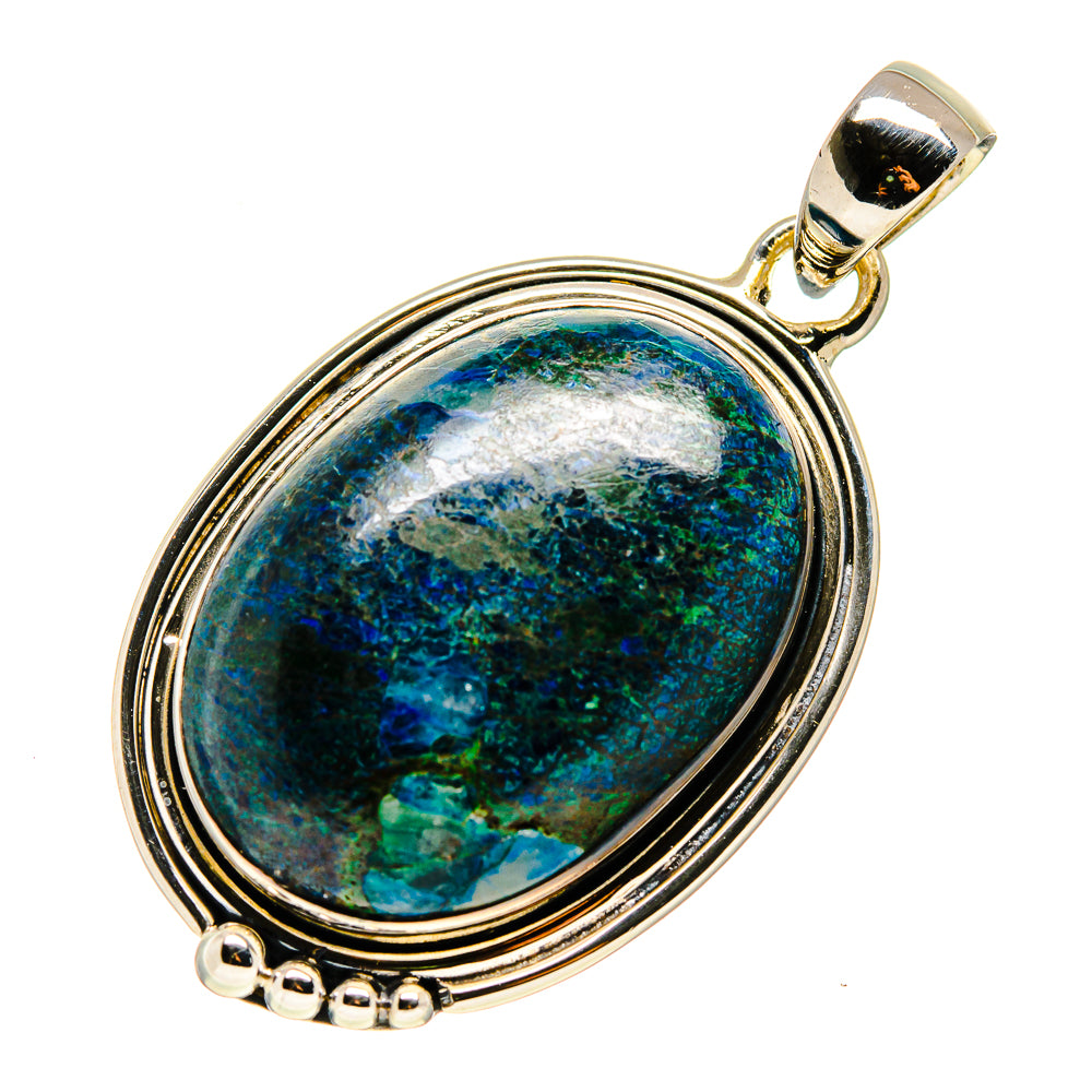 Chrysocolla Pendants handcrafted by Anasilvercos - PD750326