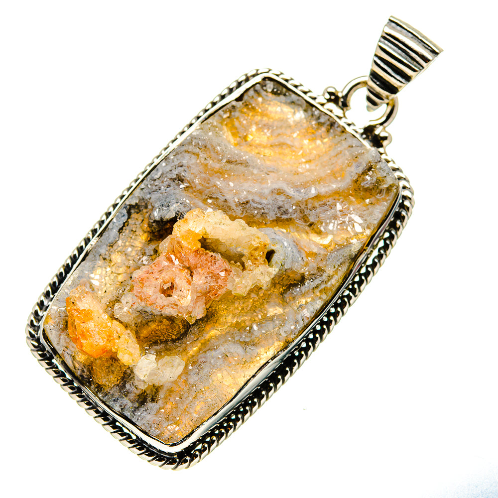 Desert Druzy Pendants handcrafted by Anasilvercos - PD750370