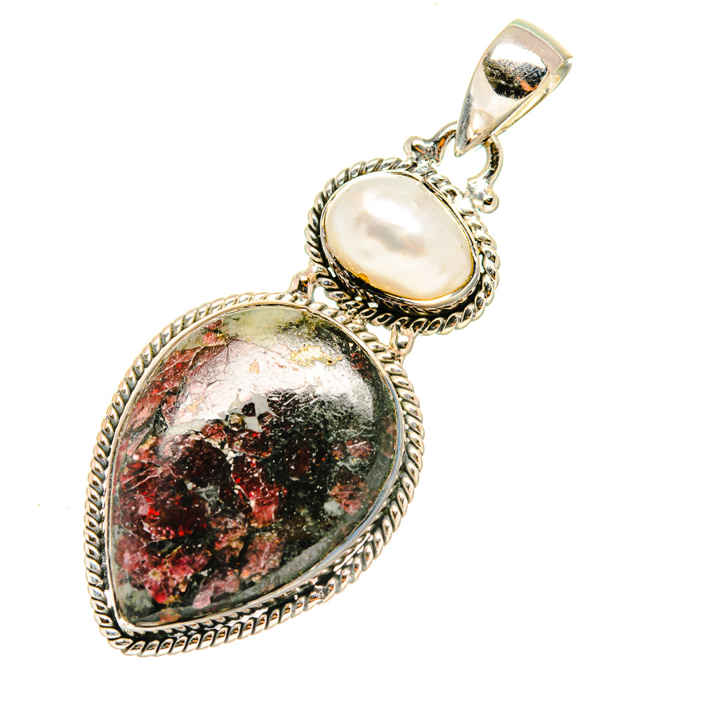 Russian Eudialyte Pendants handcrafted by Anasilvercos - PD7504