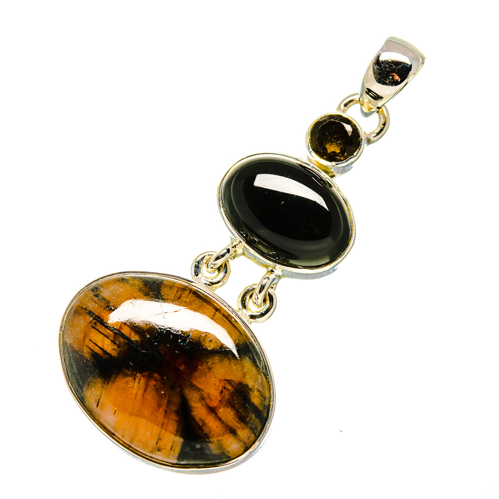 Chiastolite Pendants handcrafted by Anasilvercos - PD750401