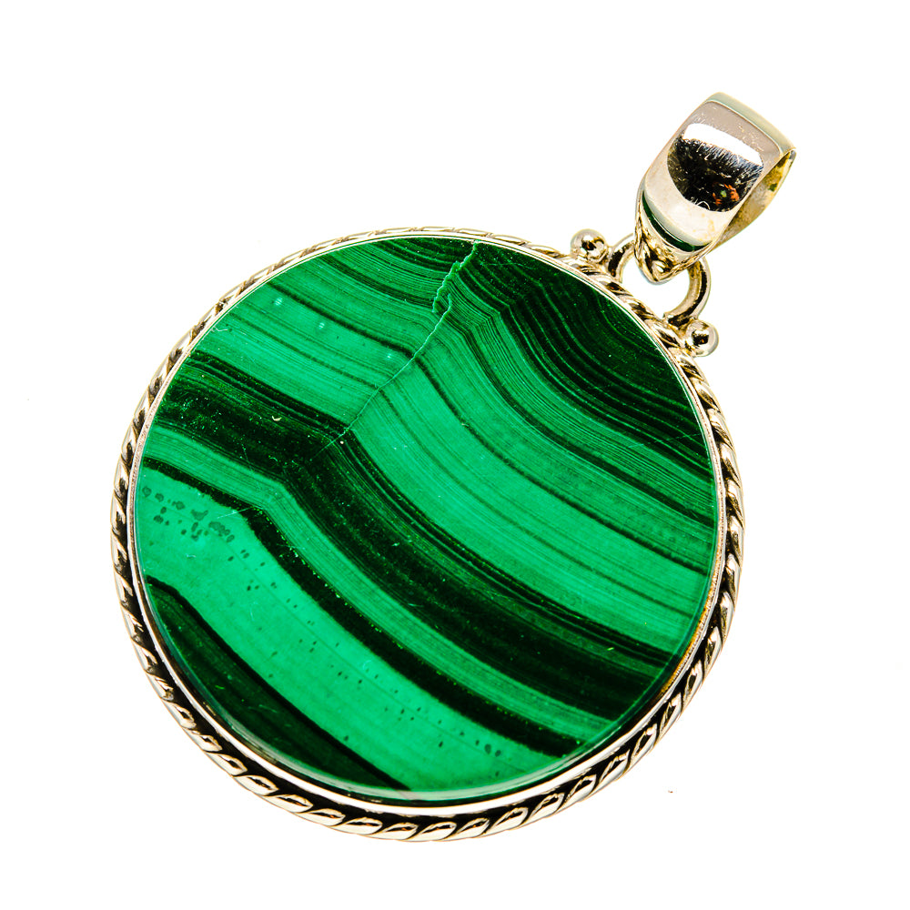 Malachite Pendants handcrafted by Anasilvercos - PD750430