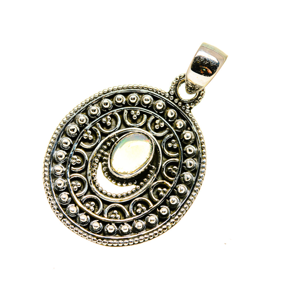Ethiopian Opal Pendants handcrafted by Anasilvercos - PD750510
