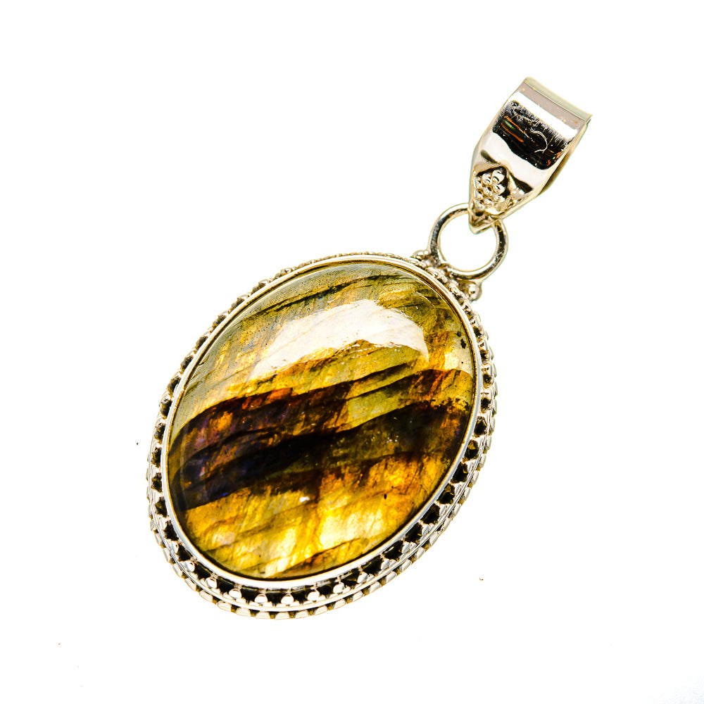 Labradorite Pendants handcrafted by Anasilvercos - PD750515 - Photo 2
