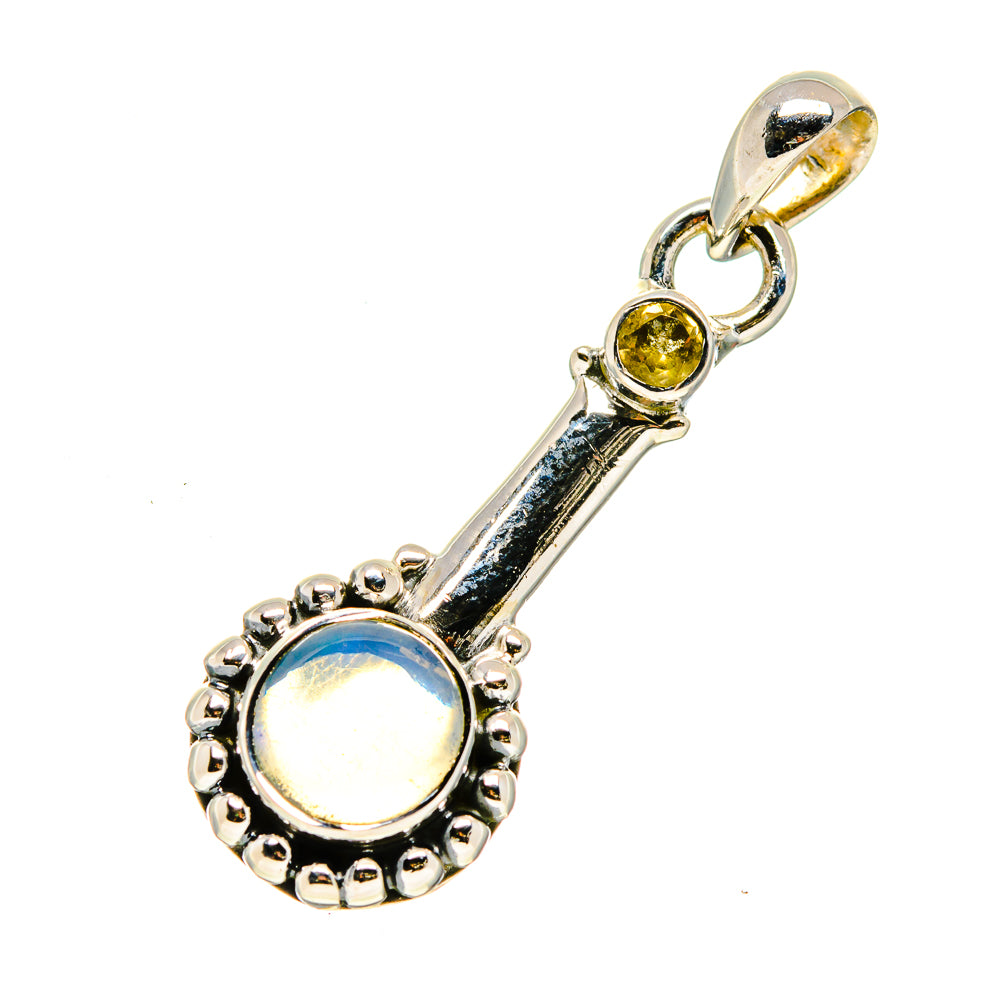 Ethiopian Opal Pendants handcrafted by Anasilvercos - PD750525
