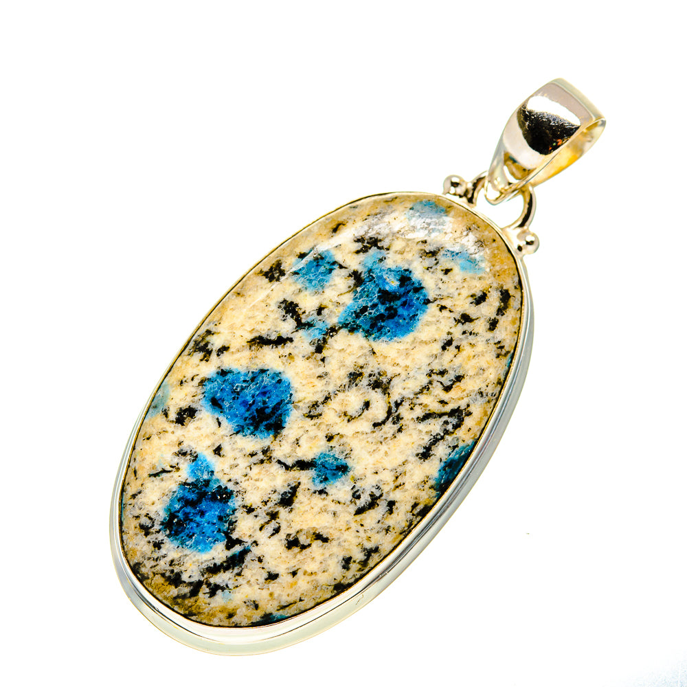 K2 Blue Azurite Pendants handcrafted by Anasilvercos - PD750593