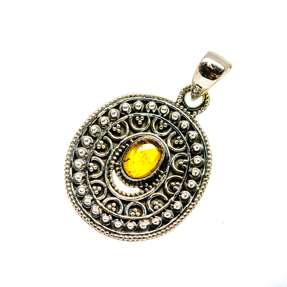 Citrine Pendants handcrafted by Anasilvercos - PD750650