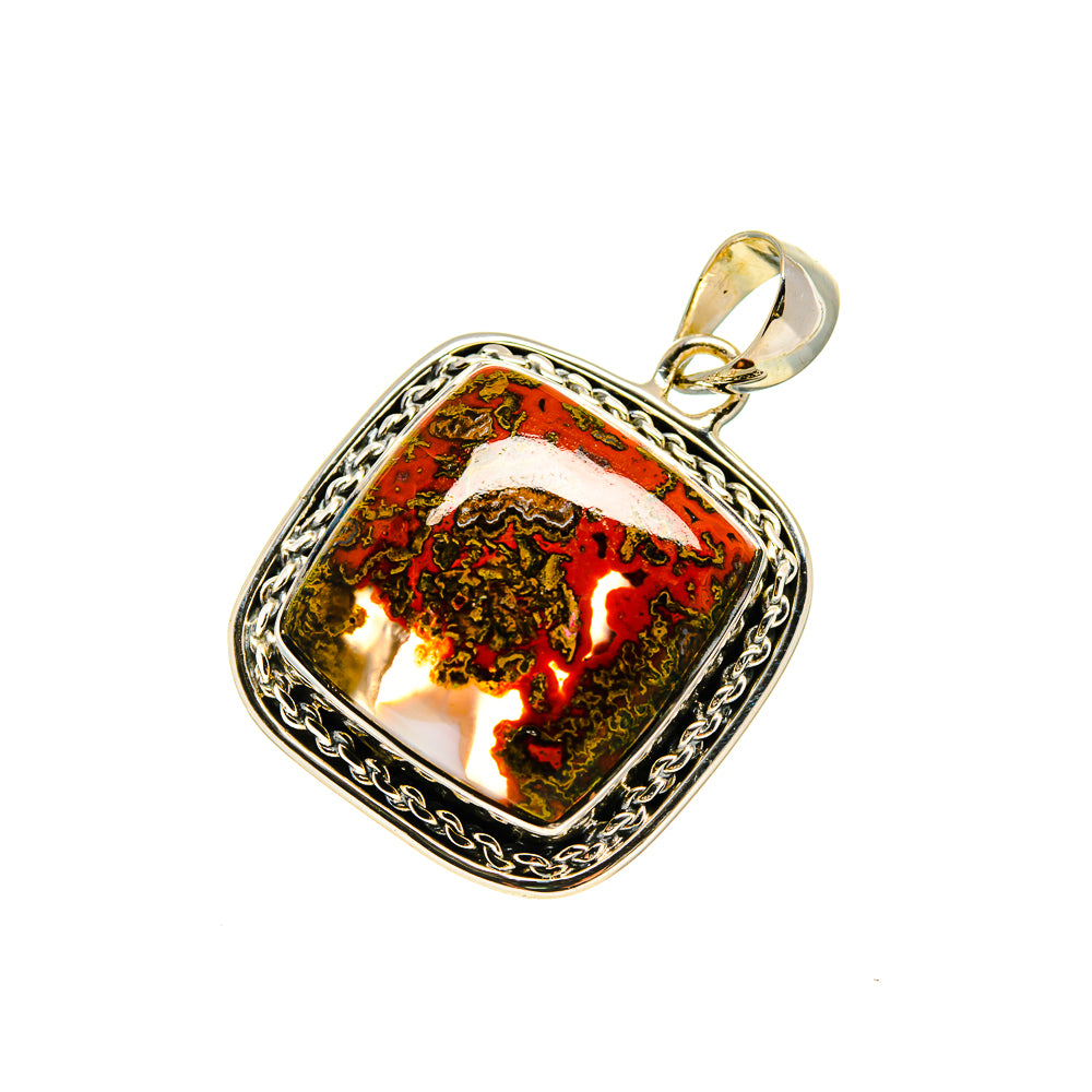 Moroccan Agate Pendants handcrafted by Anasilvercos - PD750680
