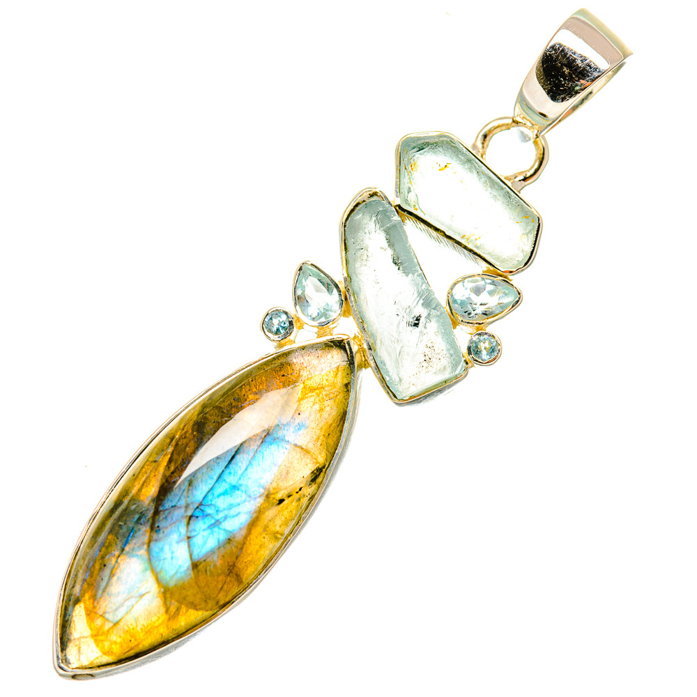 Labradorite Pendants handcrafted by Anasilvercos - PD7507