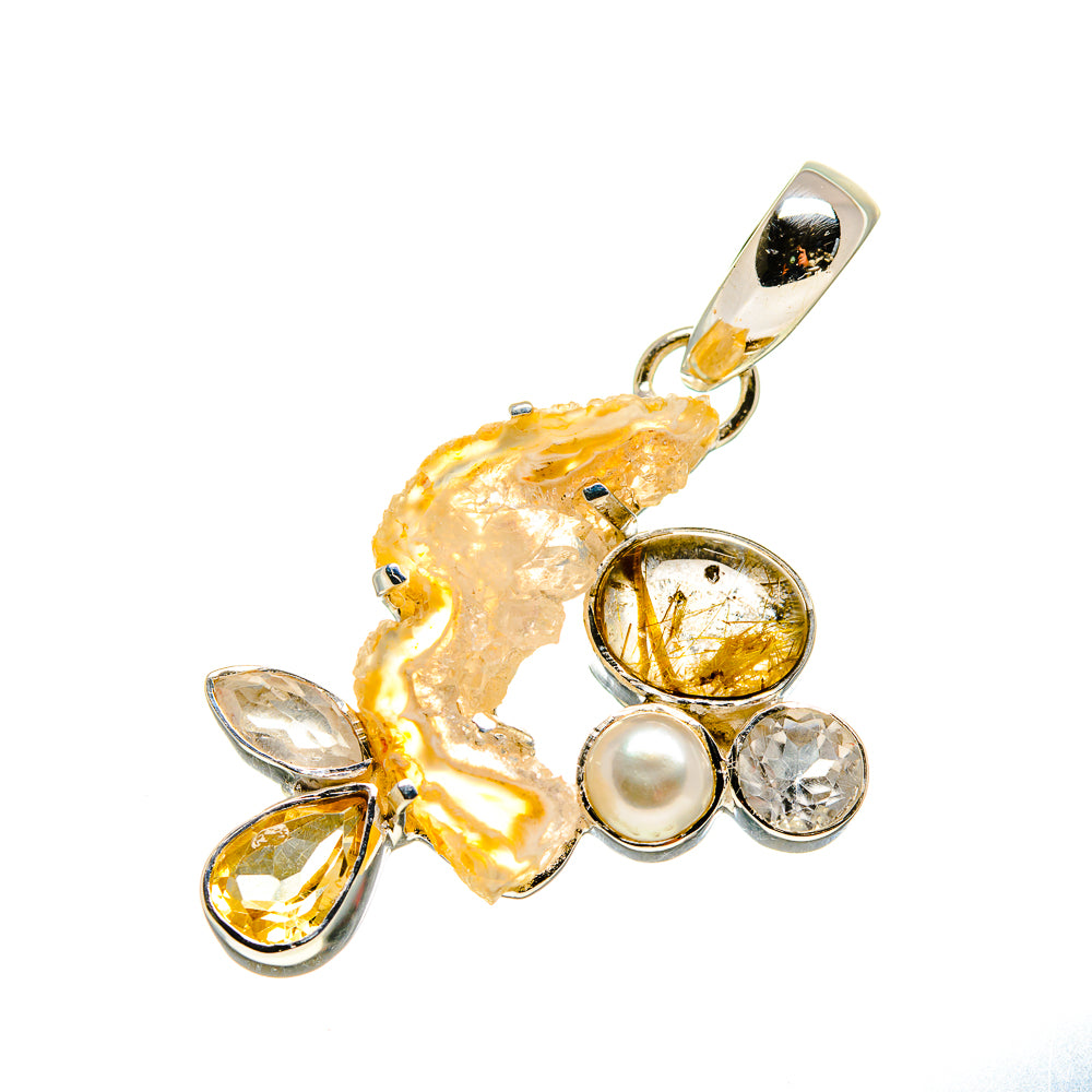 Occo Geode Pendants handcrafted by Anasilvercos - PD750709