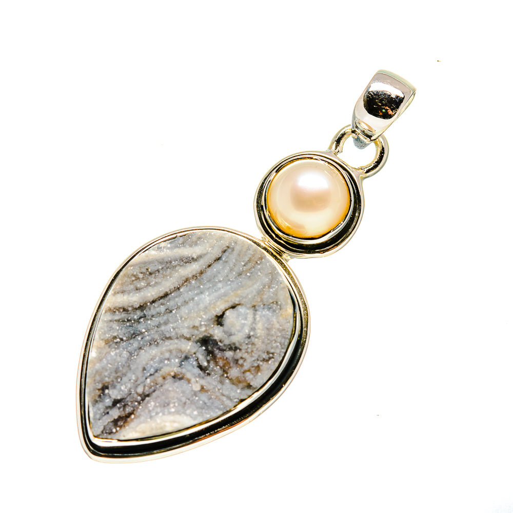 Desert Druzy Pendants handcrafted by Anasilvercos - PD750736