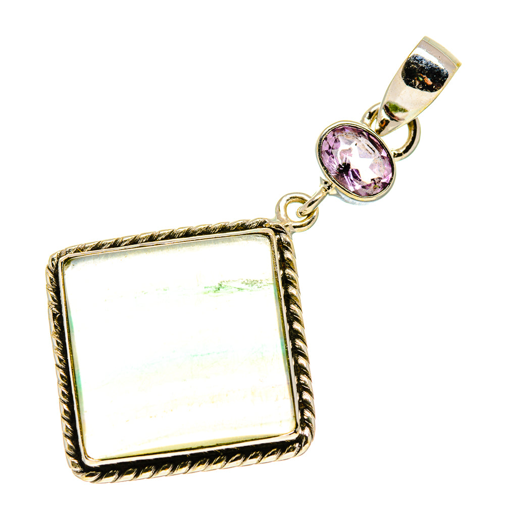 Green Fluorite Pendants handcrafted by Anasilvercos - PD750769