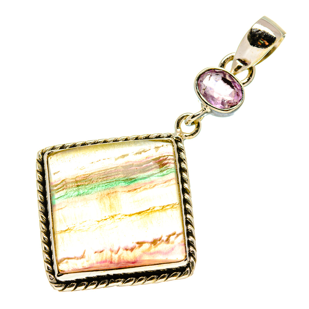 Green Fluorite Pendants handcrafted by Anasilvercos - PD750770