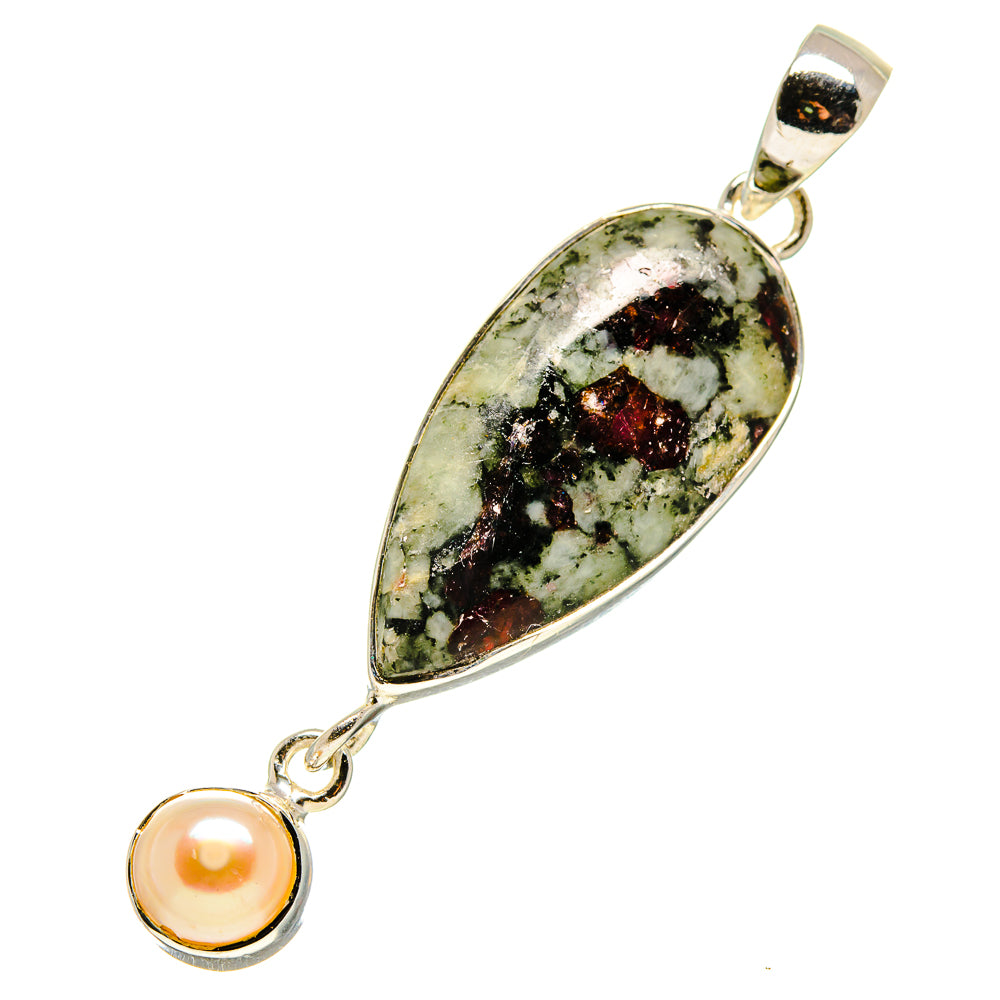 Russian Eudialyte Pendants handcrafted by Anasilvercos - PD750777