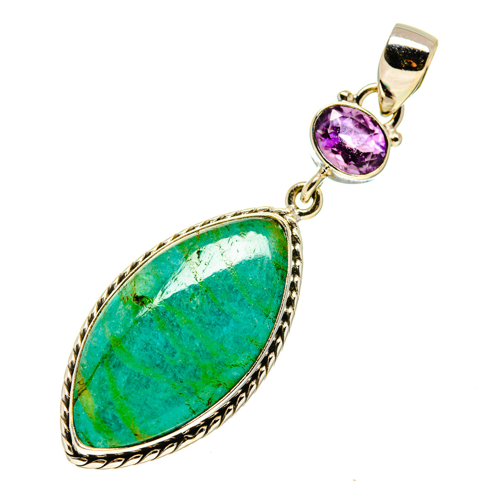 Amazonite Pendants handcrafted by Anasilvercos - PD750778