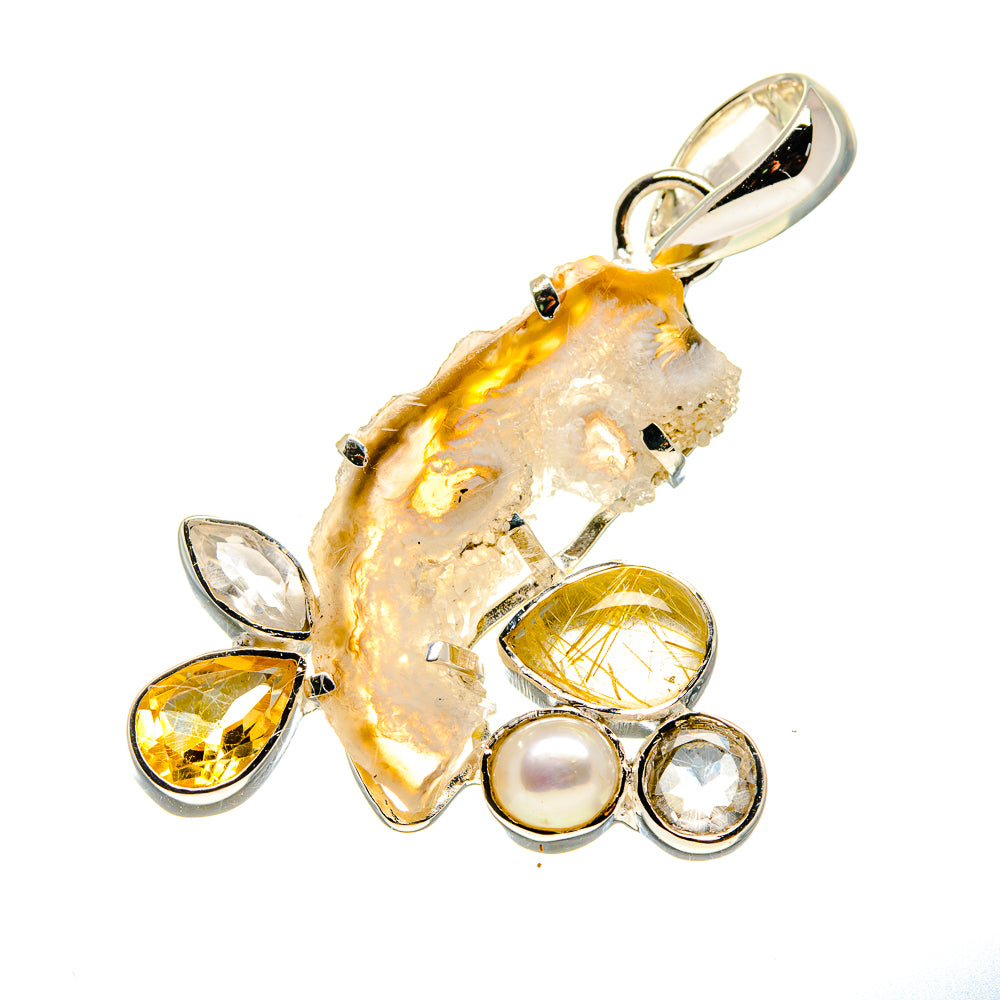 Occo Geode Pendants handcrafted by Anasilvercos - PD750805