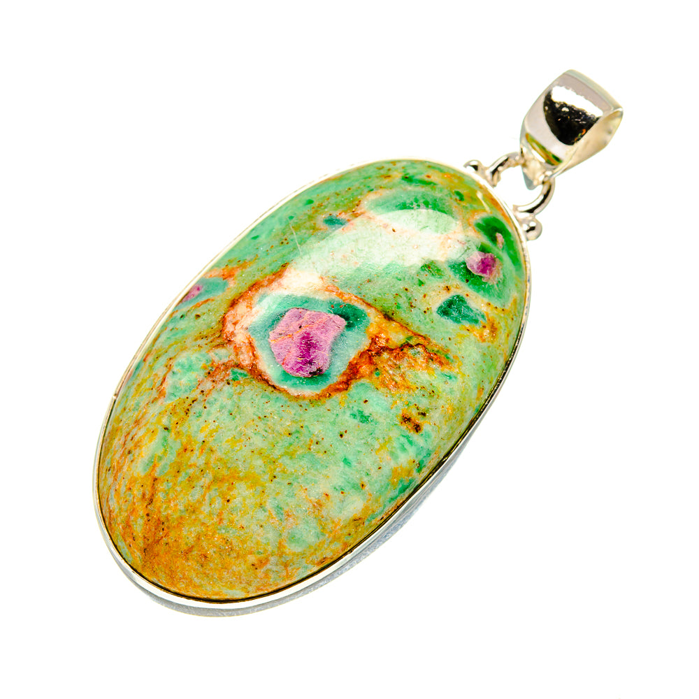 Ruby Fuchsite Pendants handcrafted by Anasilvercos - PD750812