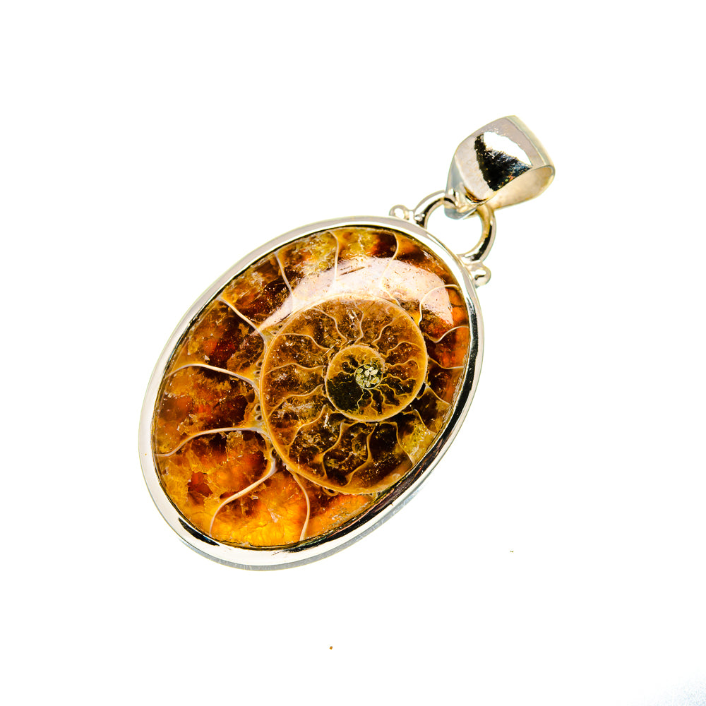 Ammonite Fossil Pendants handcrafted by Anasilvercos - PD750817