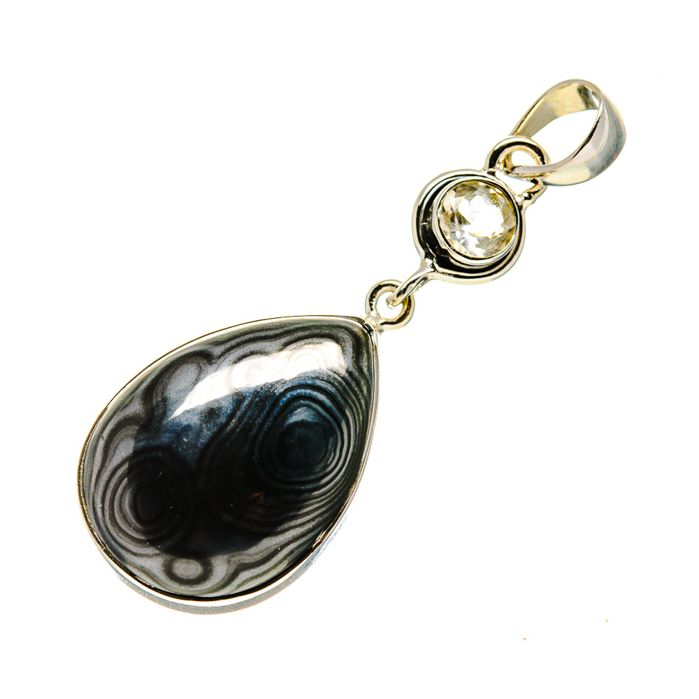 Psilomelane Pendants handcrafted by Anasilvercos - PD750906