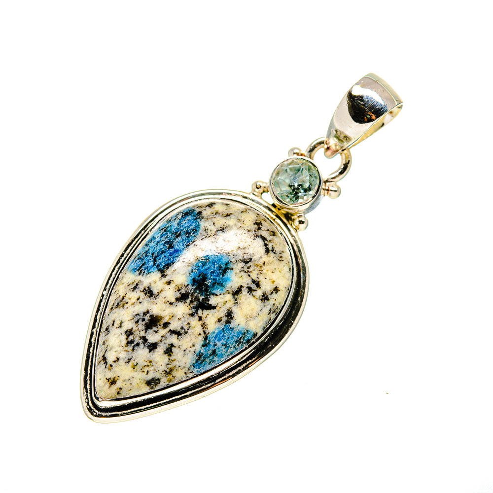 K2 Blue Azurite Pendants handcrafted by Anasilvercos - PD750917