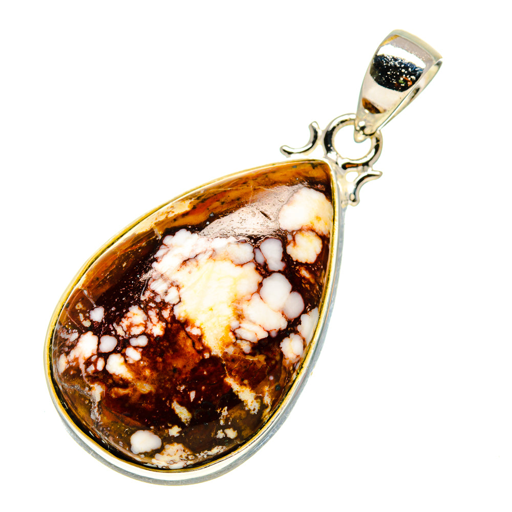Peanut Wood Jasper Pendants handcrafted by Anasilvercos - PD750942