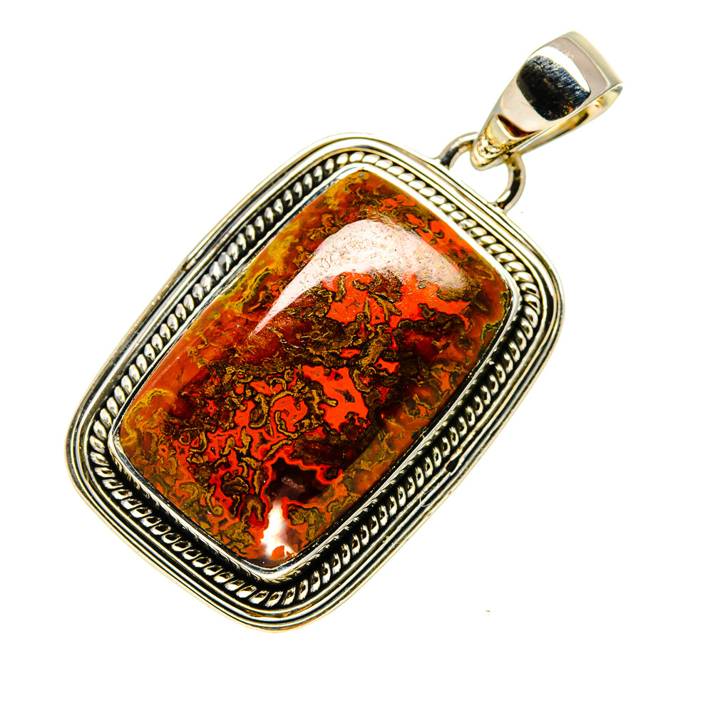 Moroccan Agate Pendants handcrafted by Anasilvercos - PD750953