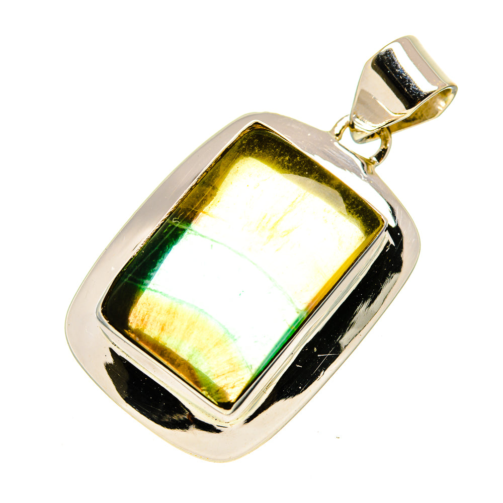 Green Fluorite Pendants handcrafted by Anasilvercos - PD750973